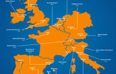 A Snapshot Of All Major Airports Around The World – Flightsiteagent regarding Map Of Western Europe With Main Airports
