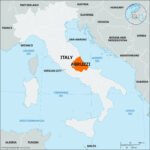 Abruzzi | Italy, Map, History, & Facts | Britannica Throughout Map Of Abruzzo Region Italy