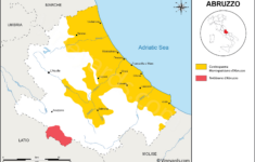 Abruzzo Map Of Vineyards Wine Regions pertaining to Map of Abruzzo Region In Italy