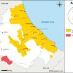 Abruzzo Map Of Vineyards Wine Regions Regarding Map Of Italy Abruzzo Region