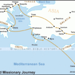 Acts Pauls Second Missionary Journey   Basic Map (72 Dpi) 1 Year License For Printable Map Of Paul&#039;s Second Missionary Journey