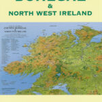 Aerial Map Of Co Donegal & Northwest Ireland   Folded For Map Of Donegal And Northern Ireland