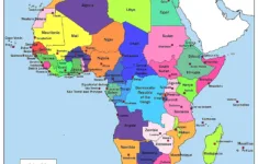 Africa Map With Countries – Labeled Map Of Africa [Pdf] pertaining to Free Printable Map of Africa with Countries and Capitals