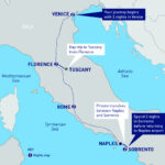 Amalfi Coast Train Journeys | Breathtaking Coastal Itineraries Intended For Map Of Italy And Amalfi Coast