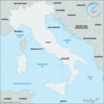 Amalfi | Italy, Map, & History | Britannica Inside Map Of Italy And Amalfi Coast