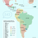 America • M A P O L O G I E S In North And South America Map In Spanish