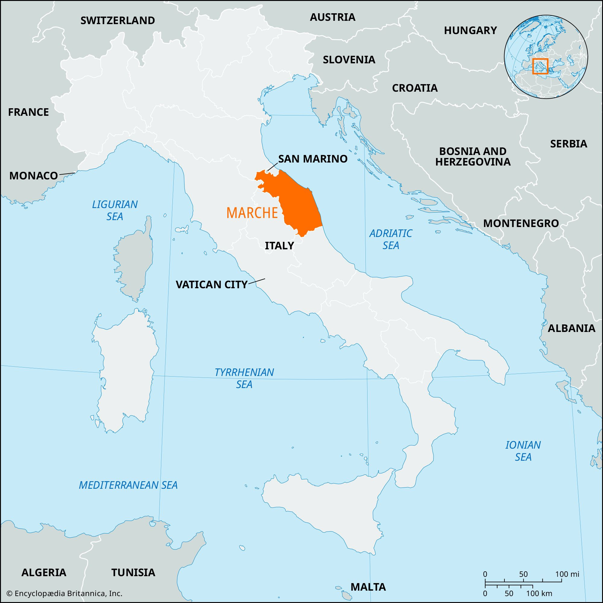 Ancona | City, Italy, Adriatic Sea, Map, Population, &amp;amp; Facts with regard to Map Of Italy Marche Region