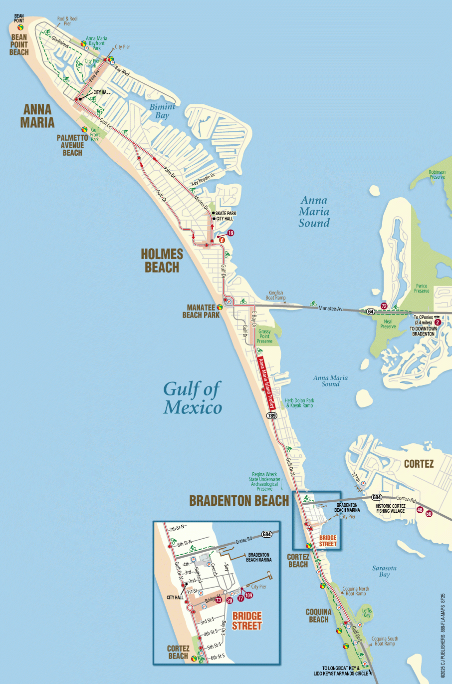 Anna Maria Island Map - Interactive Map Of Anna Maria Island regarding Printable Map Of Anna Maria Island Florida