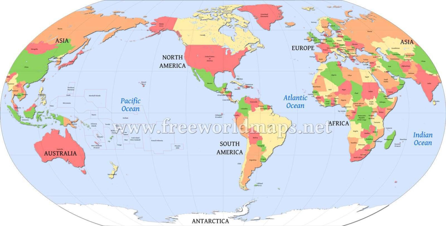 Map Of North America Europe And Asia | Adams Printable Map