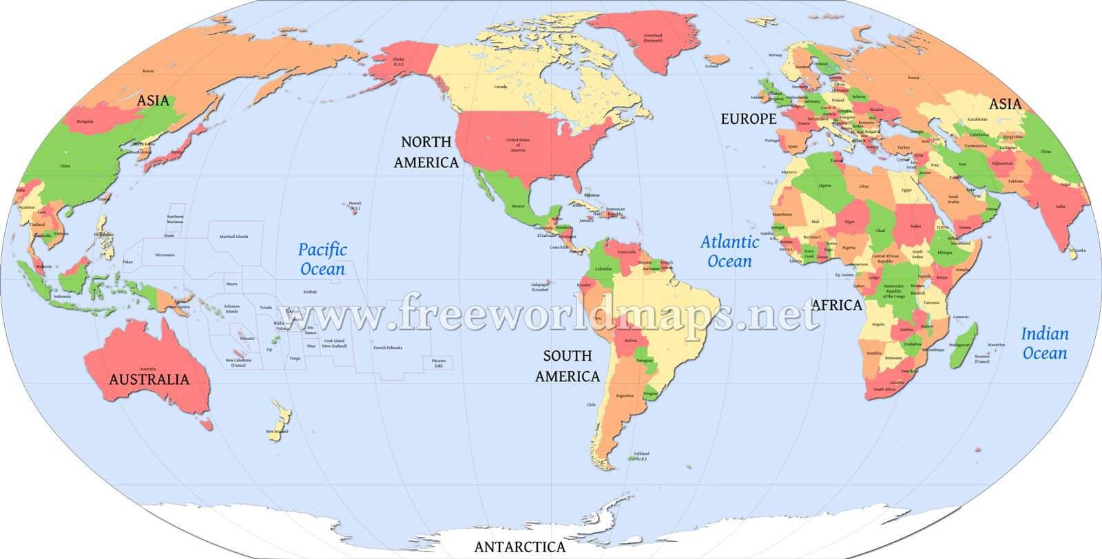 Any Map Where North America Is In The Middle Just Feels Wrong : R in Map Of North America Europe And Asia