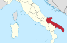Apulia - Wikipedia with Map of South Italy Puglia