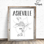 Asheville Brewery Map | Printable Sign Inside Asheville Brewery Map Printable