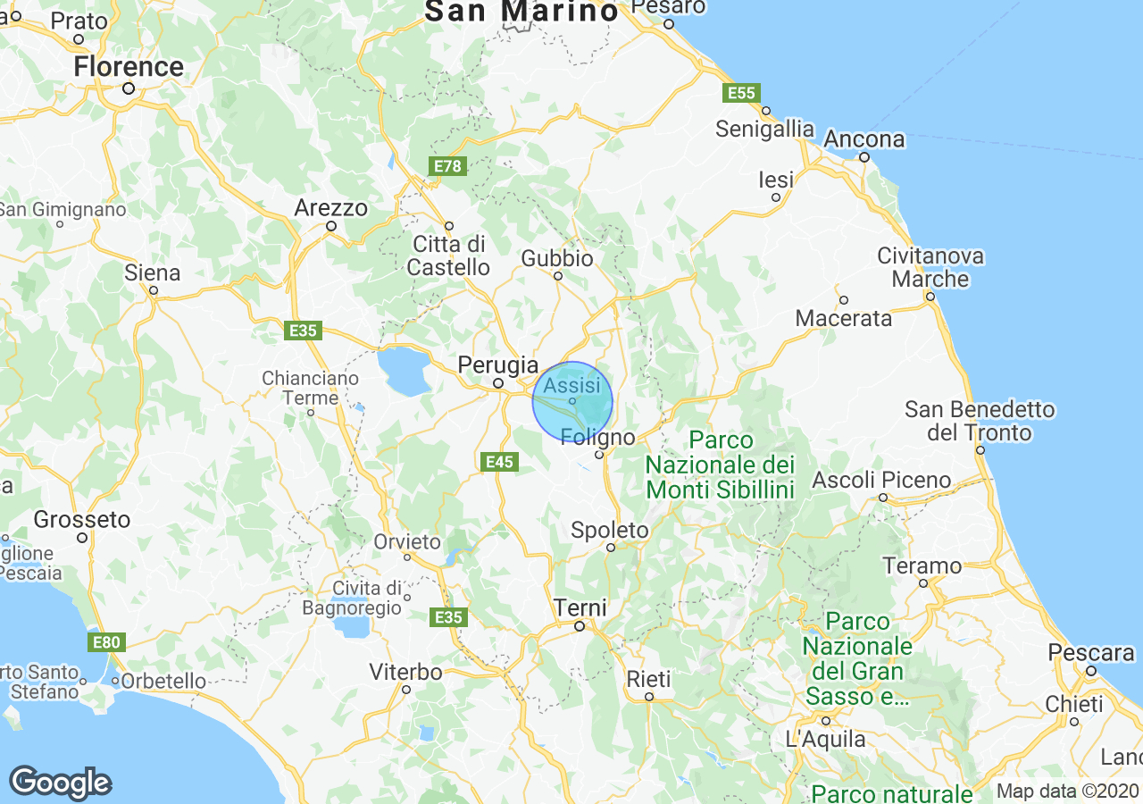 Assisi | Italy Magazine regarding Assisi On Map Of Italy