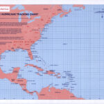 Atlantic Hurricane Tracking Chart | Library Of Congress Inside Free Printable Hurricane Tracking Map Printable
