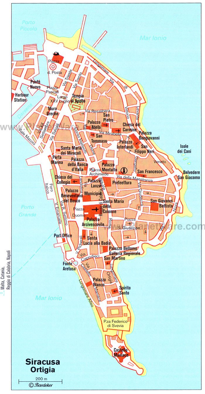 Attractions &amp;amp; Things To Do In Syracuse, Italy for Map Of Siracusa Sicily Italy
