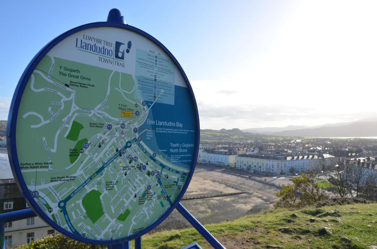 Audley Guest House Llandudno - Llandudno, United Kingdom with Map Of Seafront Hotels Llandudno