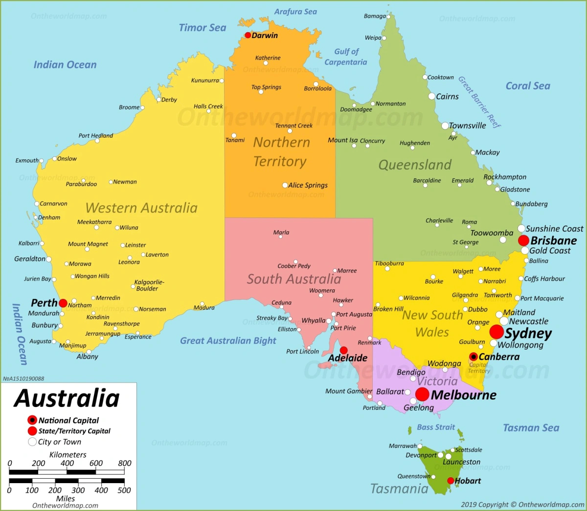 Australia Map | Detailed Maps Of Australia in Free Printable Map of Australia with States