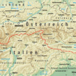 Austria–Italy Border   Wikipedia In Map Of Austria And Italy