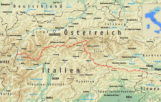 Austria–Italy Border - Wikipedia in Map of Austria and Italy