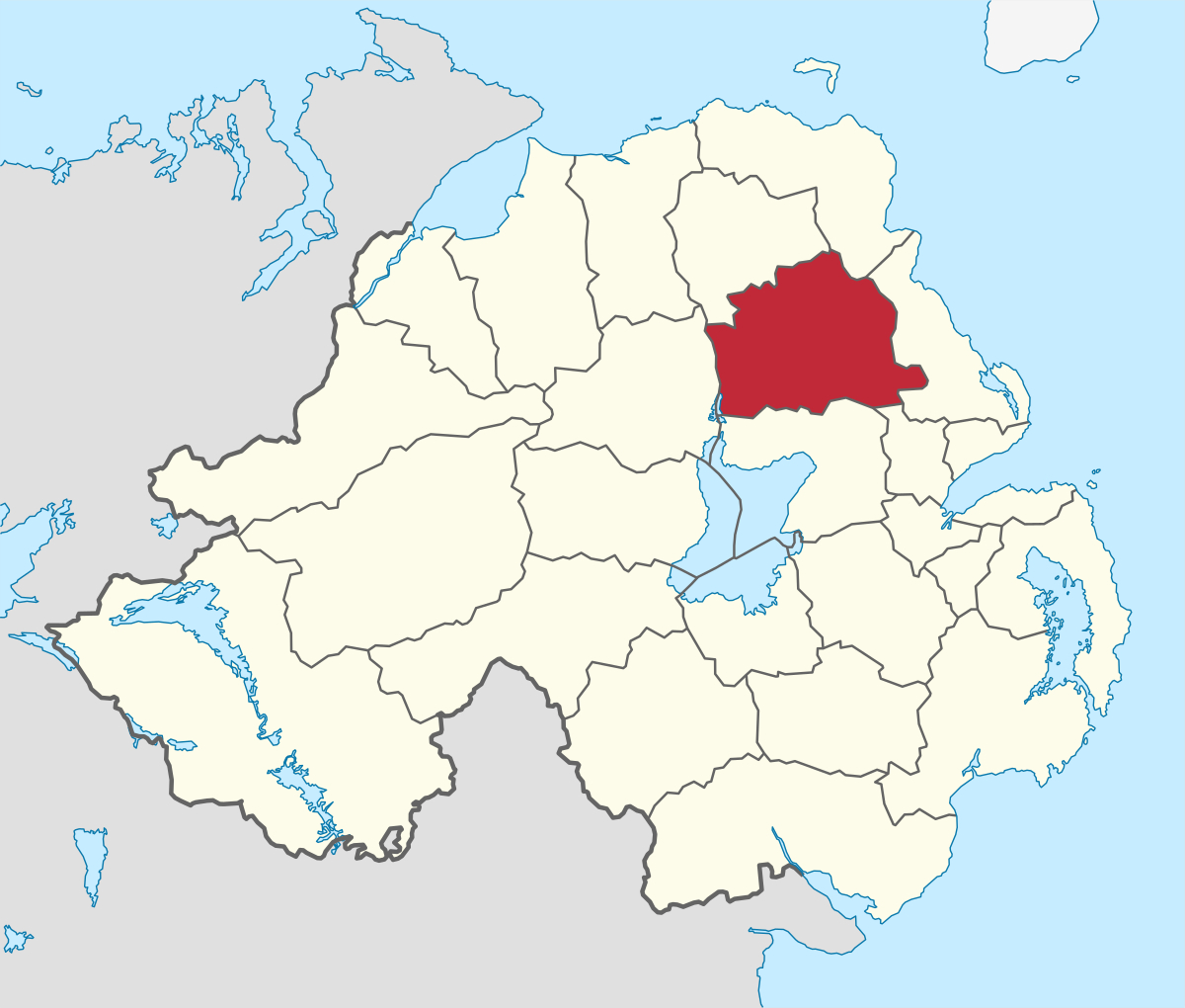 Ballymena (Borough) – Wikipedia regarding Map of Ballymena Northern Ireland