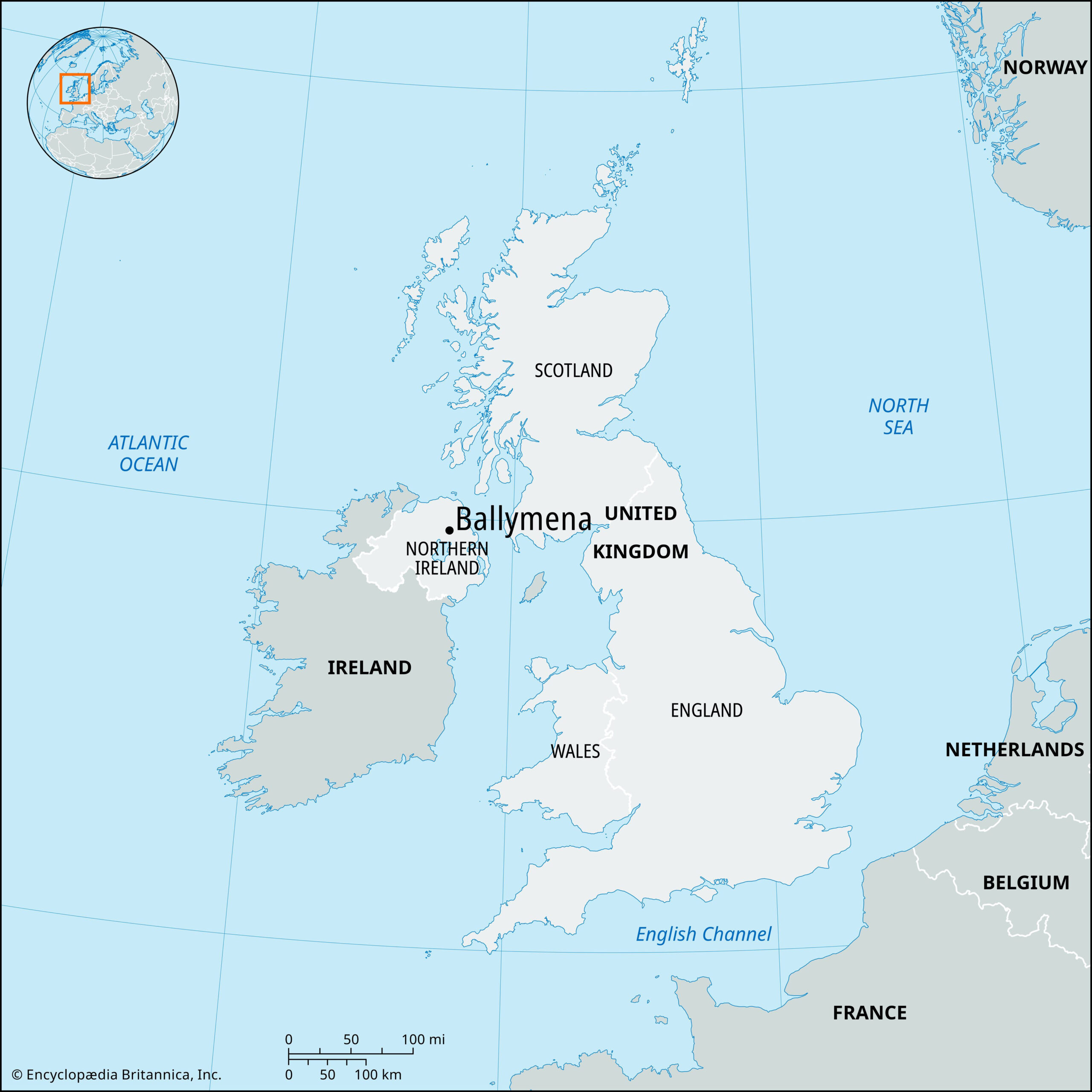 Ballymena | Northern Ireland, Map, History, &amp;amp; Facts | Britannica with regard to Map Of Ballymena Northern Ireland