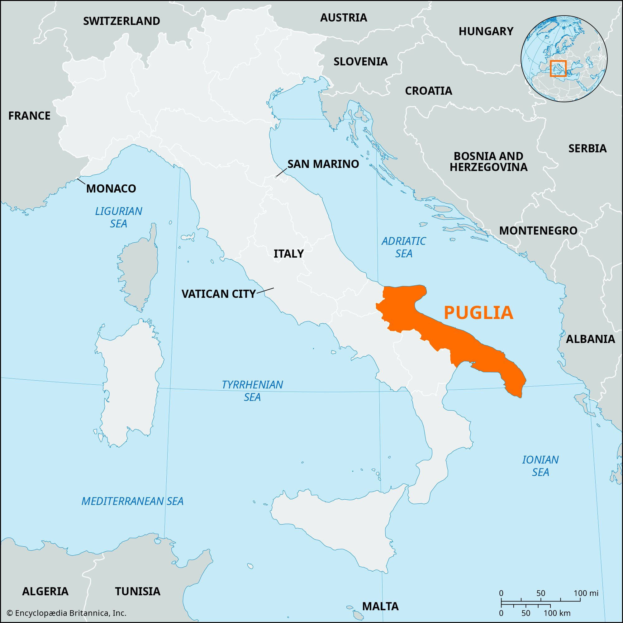 Bari | Italy, Map, &amp;amp; Facts | Britannica regarding Bari On Map Of Italy