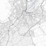 Belfast City Map Throughout City Map Of Belfast Northern Ireland