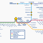 Belfast Suburban Rail   Wikipedia For Map Of Northern Ireland Railways
