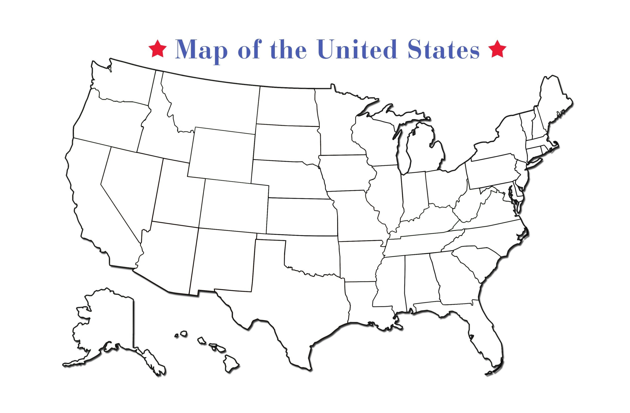 blank 50 united states outline map poster laminated blank wall throughout map of the united states blank printable scaled Blank 50 United States Outline Map Poster Laminated | Blank Wall throughout Map of the United States Blank Printable