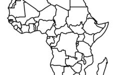 Blank Map Of Africa With Country Outlines - Gis Geography regarding Blank Political Map Of Africa Printable