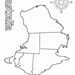 Blank Map Of Australia, At Printcolorfun Pertaining To Australia Map Black And White Printable