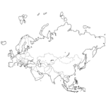 Blank Map Of Eurasia — Ultimaps Pertaining To Blank Map Of Europe And Asia
