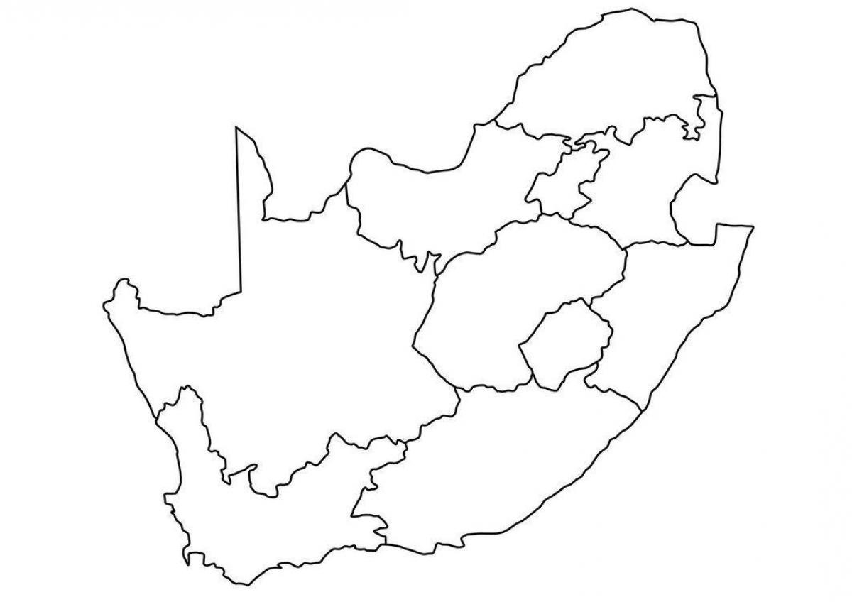 Blank Map Of South Africa: Outline Map And Vector Map Of South Africa regarding Blank Map of South Africa Printable