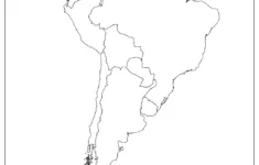 Blank Map Of South America – Outline, Countries, Capitals inside Map of North and South America Without Names