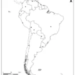 Blank Map Of South America – Outline, Countries, Capitals Pertaining To North And South America Map Blank