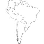 Blank Map Of South America – Outline, Countries, Capitals Regarding Blank Printable Blank South America Physical Map