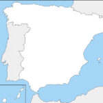 Blank Map Of Spain: Outline Map And Vector Map Of Spain With Regard To Outline Map Of Spain And Portugal