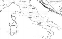 Blank Simple Map Of Italy throughout Outline Of Map Of Italy