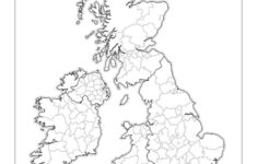 Blank Uk Map – Uk Map Outline [Pdf] for Free Printable Map of Uk Counties