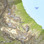 Blue Green Atlas   The Geography Of Abruzzo, Italy Pertaining To Map Of Abruzzo Region Italy