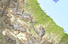 Blue Green Atlas – The Geography Of Abruzzo, Italy pertaining to Map of Abruzzo Region Italy
