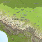 Blue Green Atlas   The Geography Of Emilia Romagna, Italy Pertaining To Map Of Emilia Romagna Region Of Italy