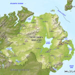 Blue Green Atlas   The Geography Of Northern Ireland Within Geographical Map Of Northern Ireland