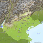 Blue Green Atlas   The Geography Of Veneto, Italy Within Map Of The Veneto Region Italy