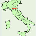 Bologna Location On The Italy Map   Ontheworldmap Intended For Bologna On Map Of Italy