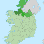 Border Region   Wikipedia Regarding Map Of Ireland With Northern Ireland Border