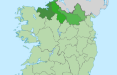 Border Region - Wikipedia regarding Map of Ireland with Northern Ireland Border