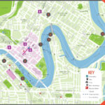 Brisbane Tourist Map   Ontheworldmap Pertaining To Brisbane Attractions Map Download