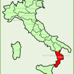 Calabria Location On The Italy Map   Ontheworldmap With Calabria Region Of Italy Map