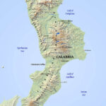 Calabria Physical Map Intended For Map Of Calabria Region Italy Calabria Physical Map Intended For Map Of Calabria Region Italy